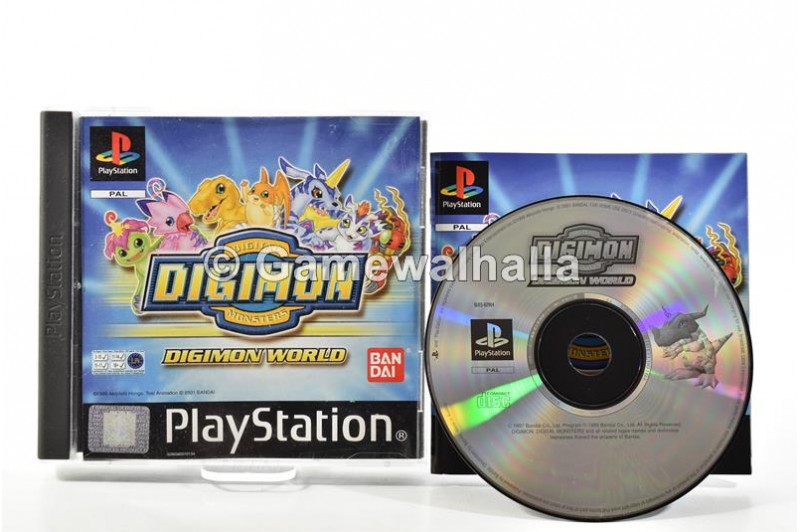 Jeu PS1 DIGIMON World - Version Complète (boîtier, Disque) - Manque La Notice - Bon état